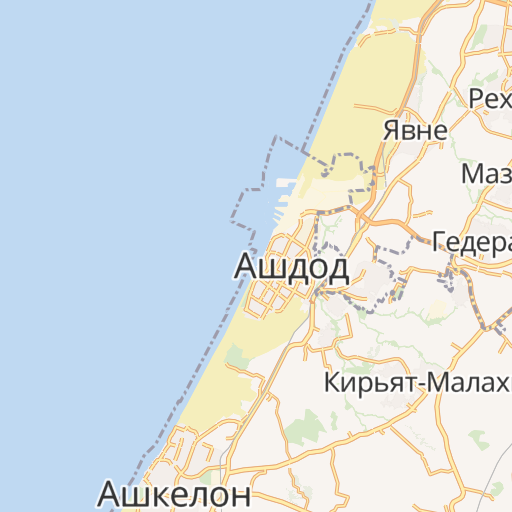 Сколько км от Тель-Авива до ашкелона