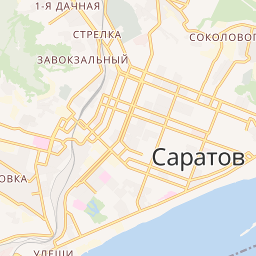 Энгельс на карте саратовской