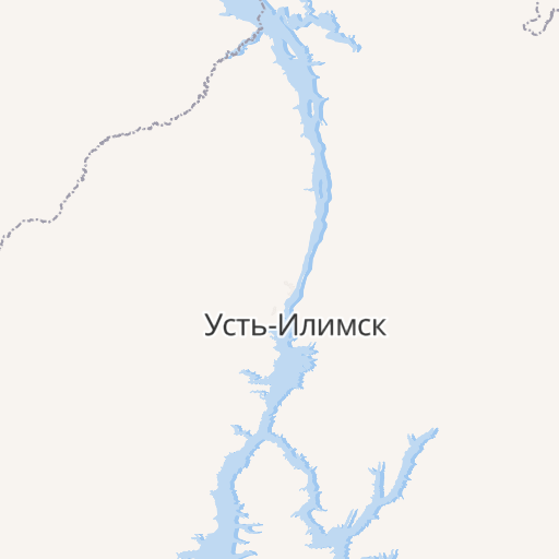 Усть илимск показать на карте