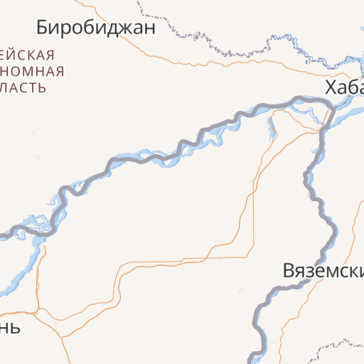 Расстояние между Хабаровском и Амурском