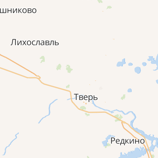 Тверь бежецк расстояние