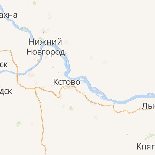 Расстояние от Кстово до Нижнего Новгорода