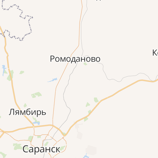 Саранск чамзинка расстояние
